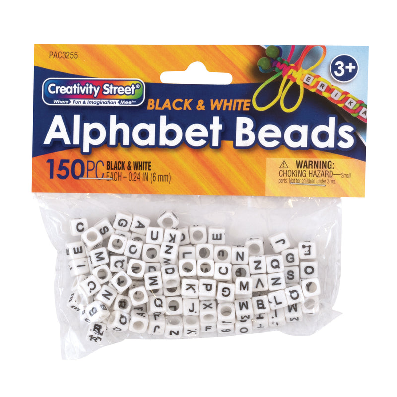 Alphabet Beads Black & White Creativity Street