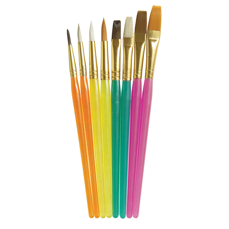 Acrylic Paint Brush Assortment 8pk