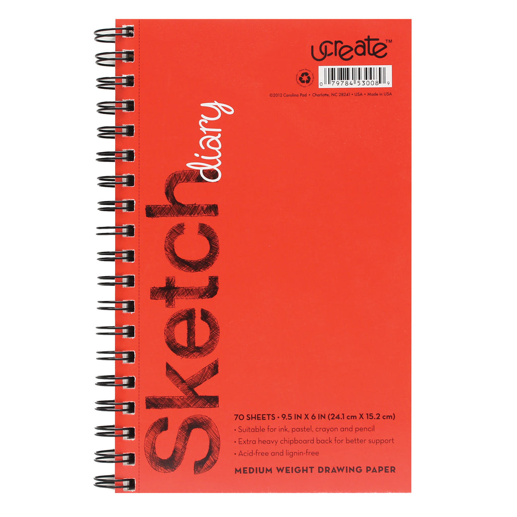 Sketch Diary Medium Weight 9.5x6 70 Sheets