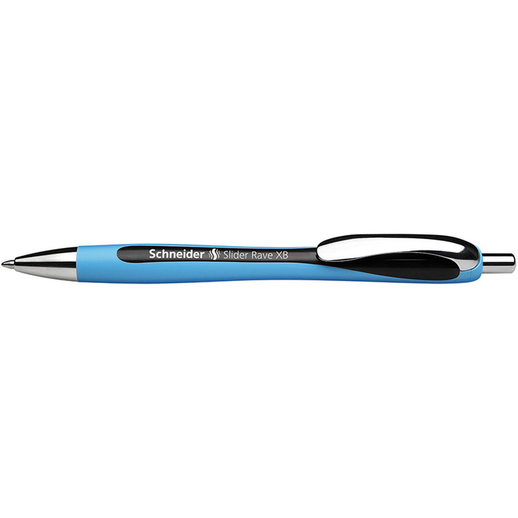 Schneider Black Slider Rave Xb Retractable Ballpoint Pen