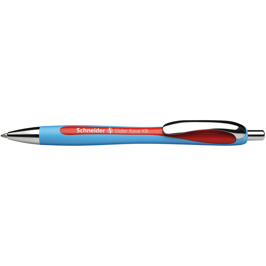 Schneider Red Slider Rave Xb Retractable Ballpoint Pen
