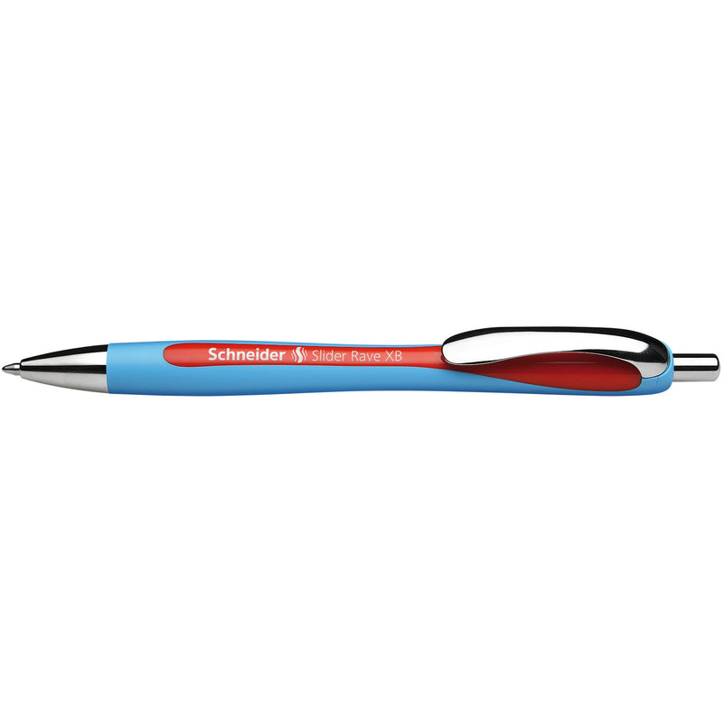 Schneider Red Slider Rave Xb Retractable Ballpoint Pen