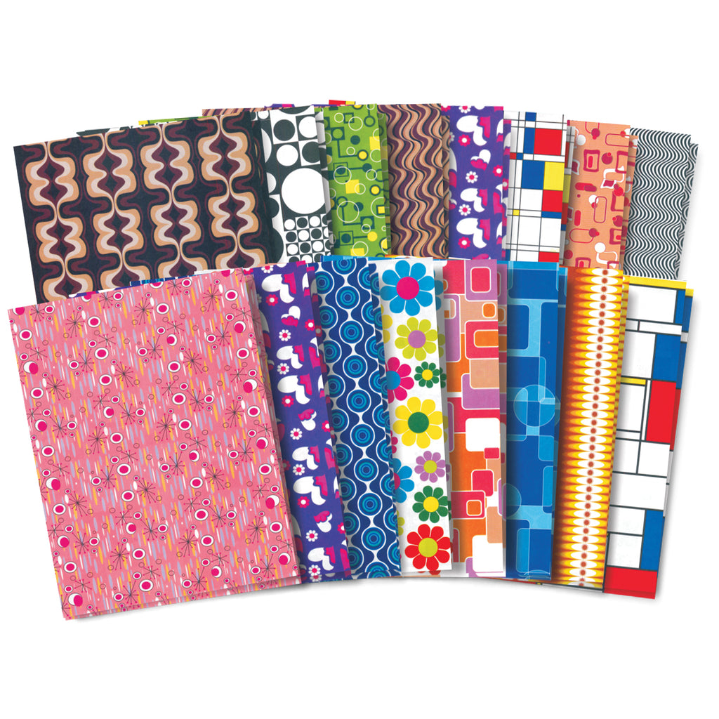 (3 Pk) Retro Pop-papers