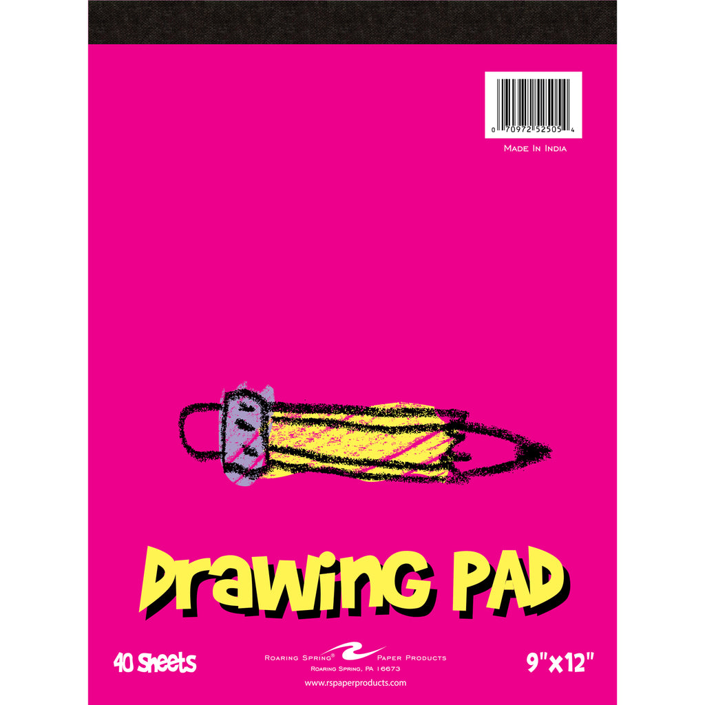 Kids Drawing Pad 9x12 40 Sheets
