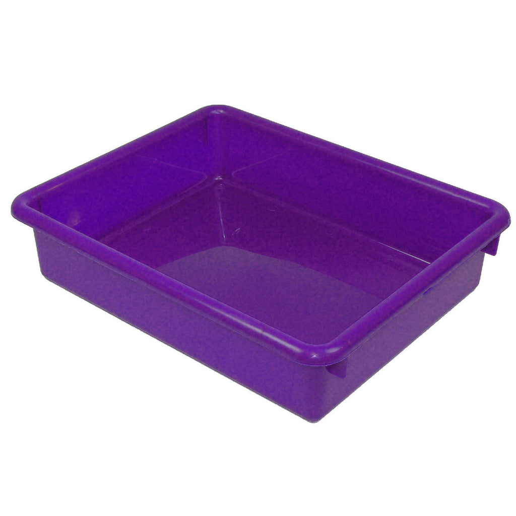 3in Purple Stowaway Letter Tray