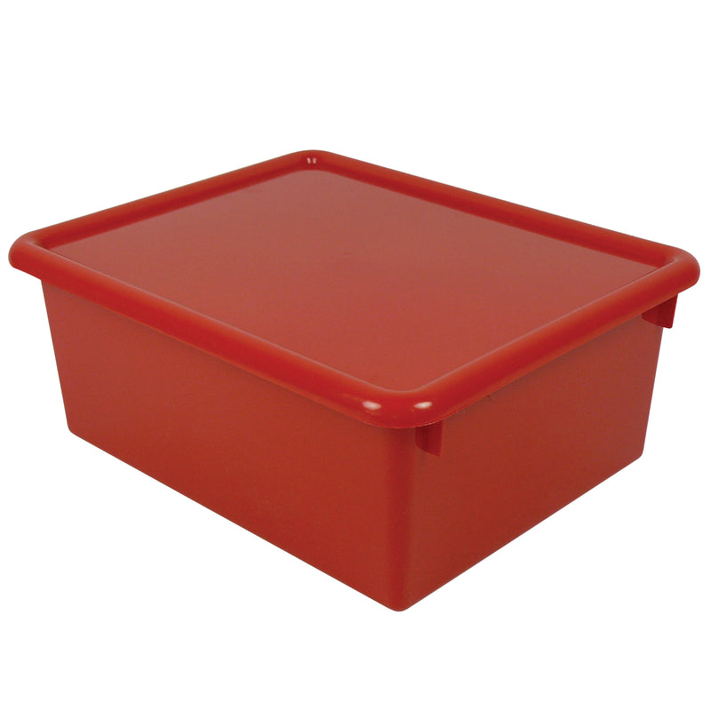 Stowaway Red Letter Box With Lid 13-1-2 X 10-3-4 X 5-3-8