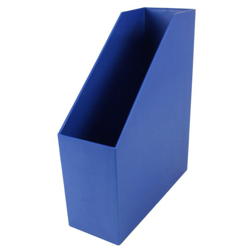 (2 Ea) Magazine File Blue 9.5x3.5x11.5