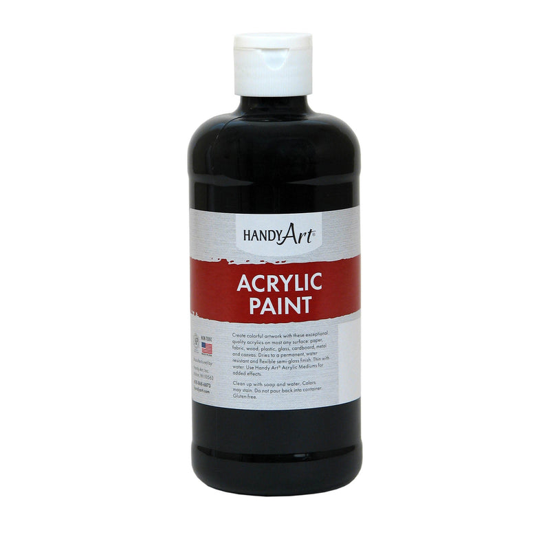 Acrylic Paint 16 Oz Mars Black