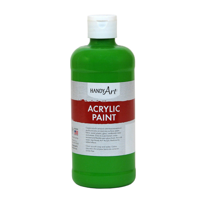 (3 Ea) Acrylic Paint 16 Oz Light Green