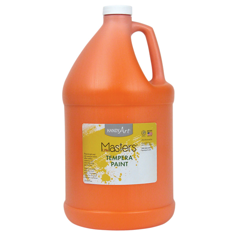 Little Masters Orange 128oz Tempera Paint