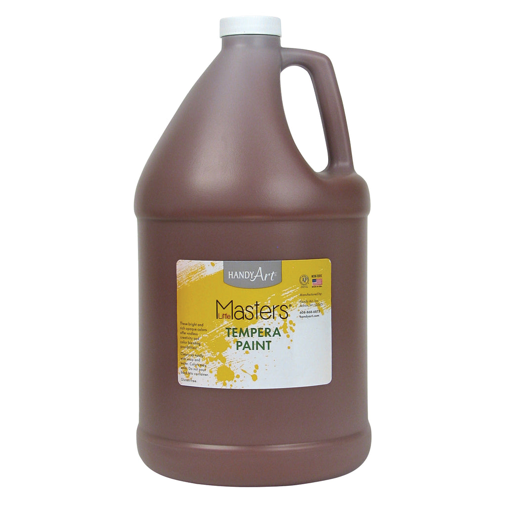 Little Masters Brown 128oz Tempera Paint