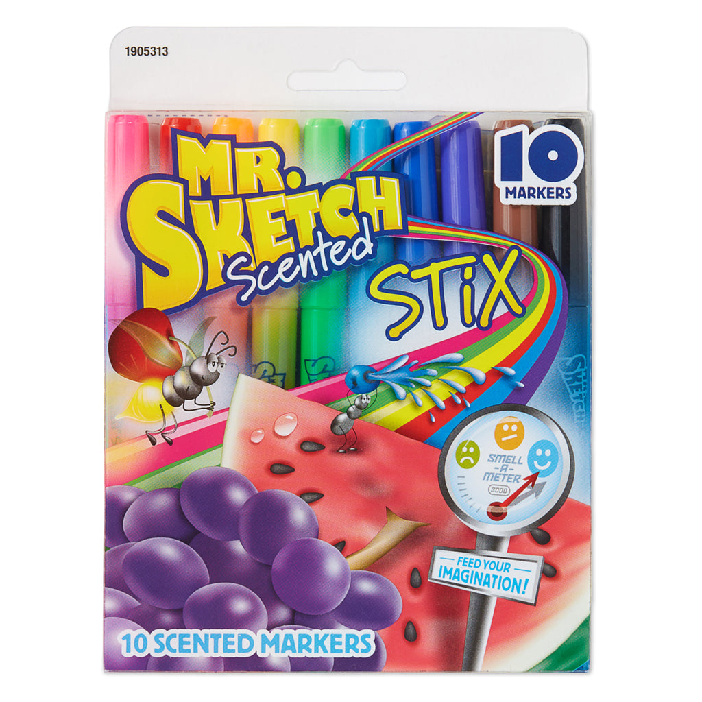 (3 Pk) Mr Sketch Scented Stix 10 Per Pk