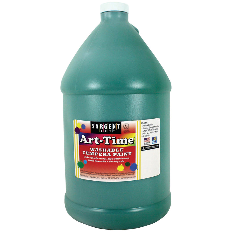 Green Art-time Washable Paint Glln