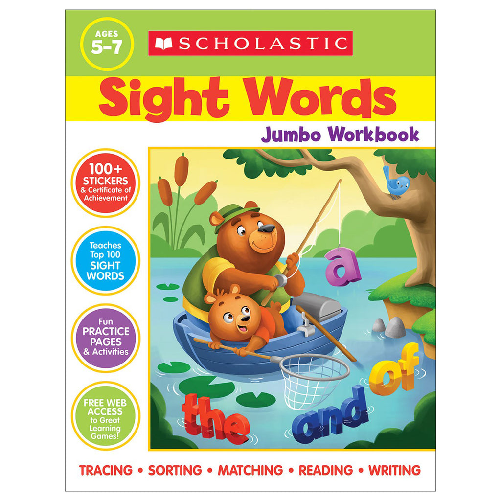 Scholastic Sight Words Jumbo Workbk
