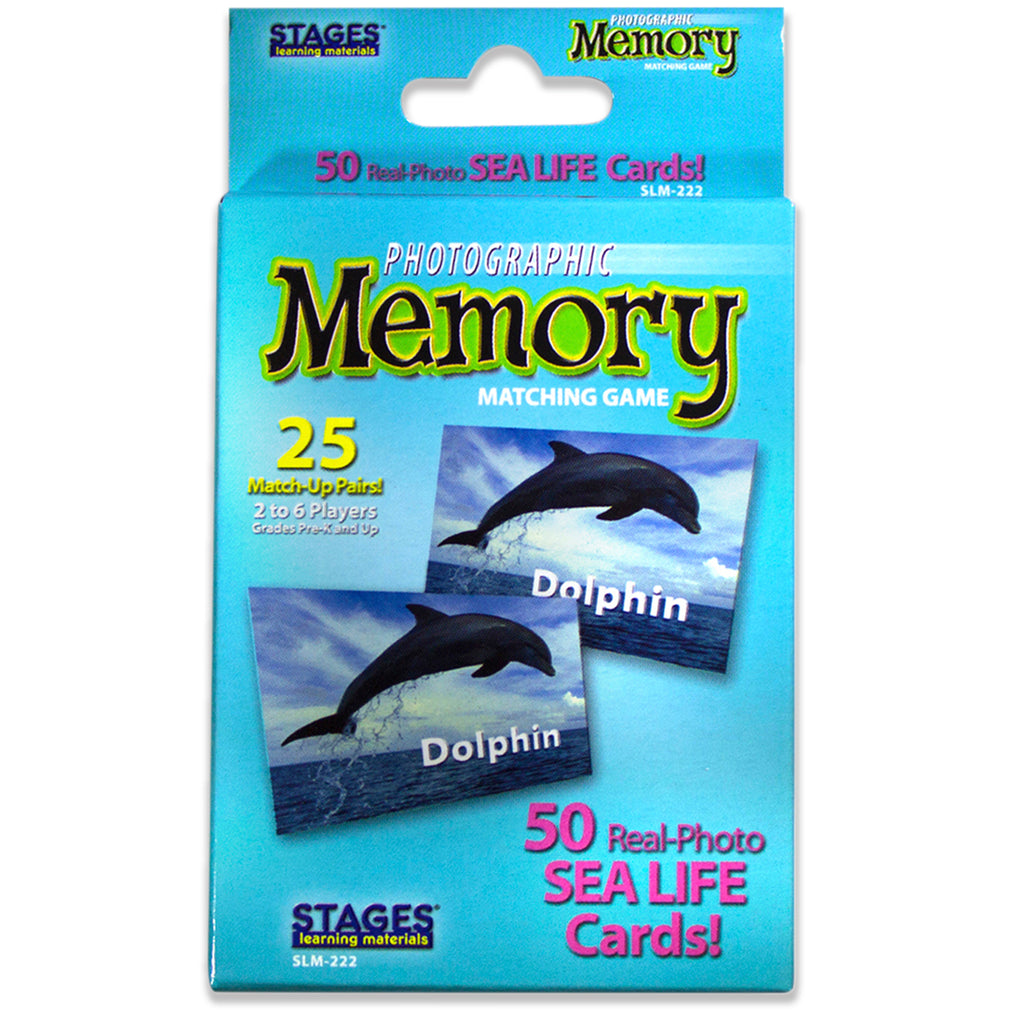 Sea Life Photographic Memory Matching Game