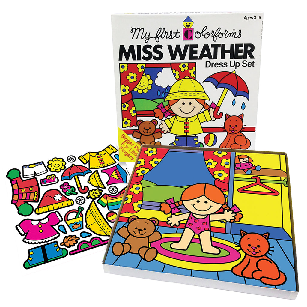 Classic Colorforms Miss Weather