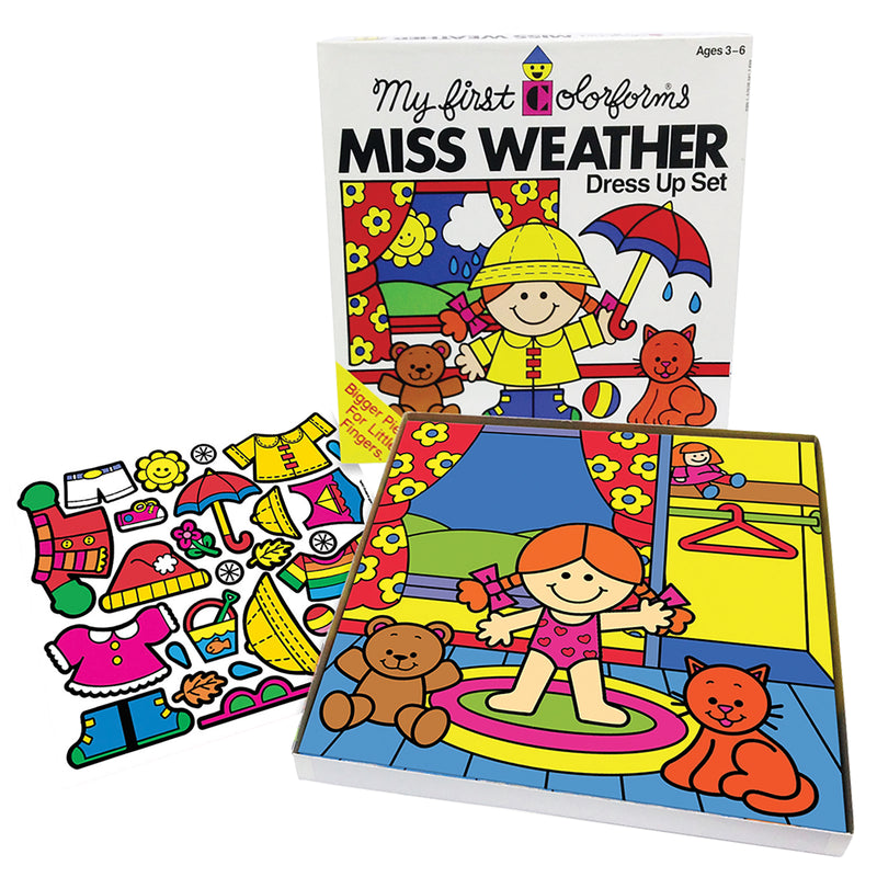 Classic Colorforms Miss Weather