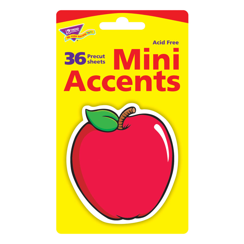 Mini Accents Apple 36-pk 3in