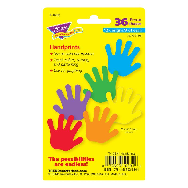 Classic Accents Handprints Mini Variety Pks