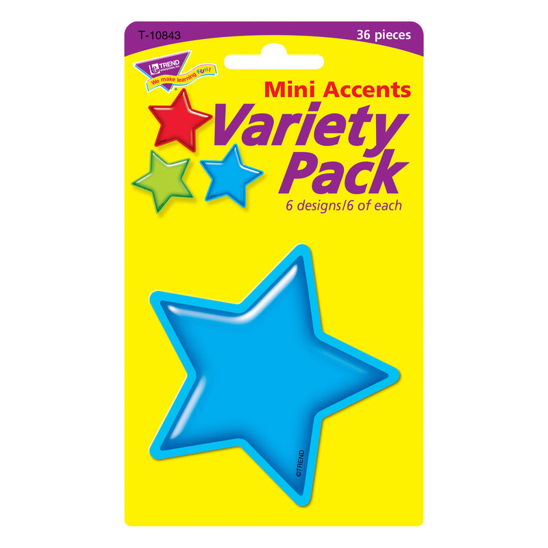 Gumdrop Stars Accents Mini Size Variety Pack