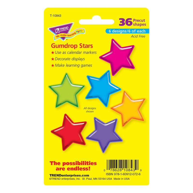 Gumdrop Stars Accents Mini Size Variety Pack