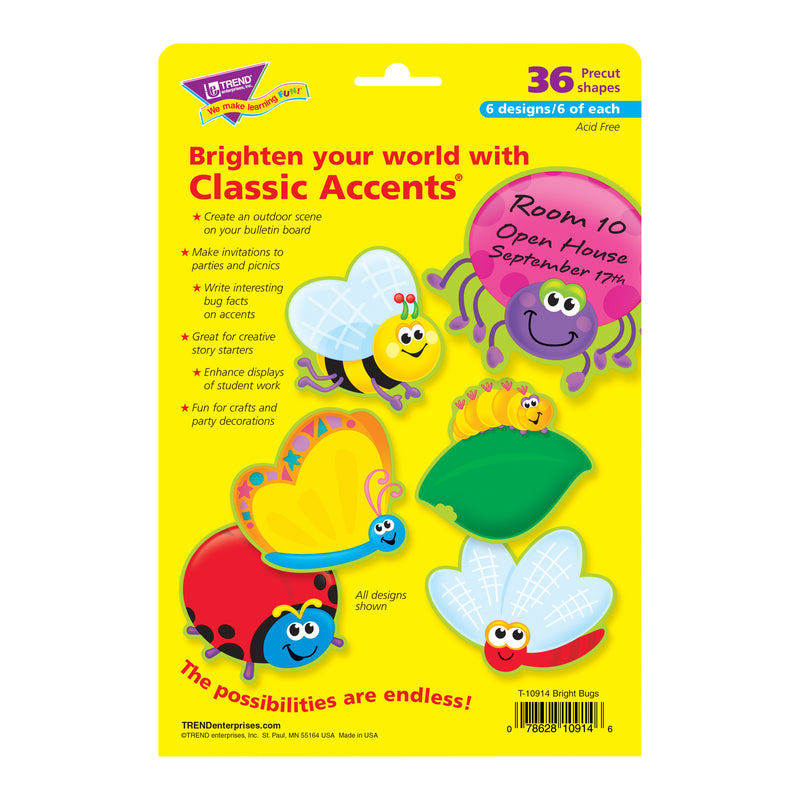 Bright Bugs Classic Accents Variety Pk