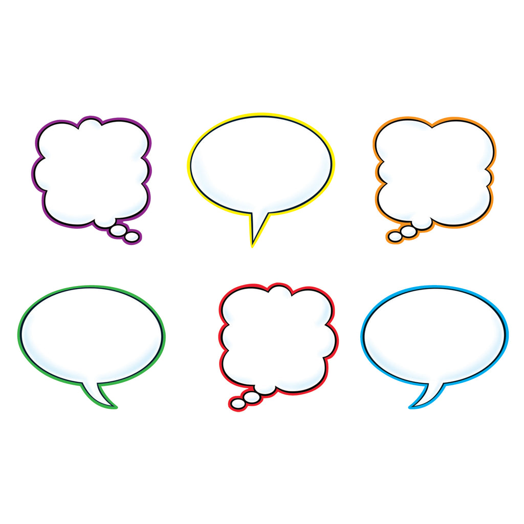 Speech Balloons Variety Pk Classic Accents