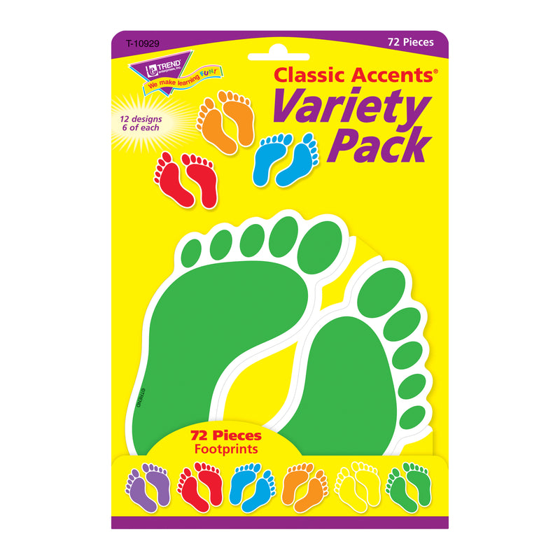 Footprints Variety Pk Classic Accents