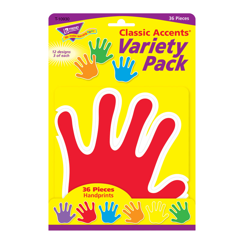 Handprints Variety Pk Classic Accents