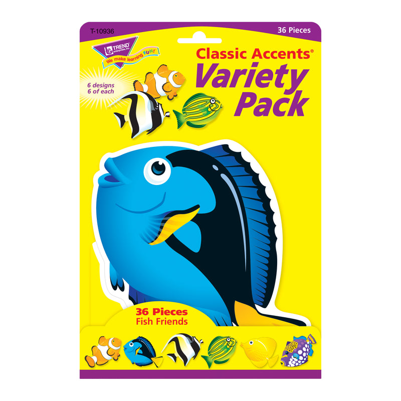 Fish Friends Variety Pk Classic Accents