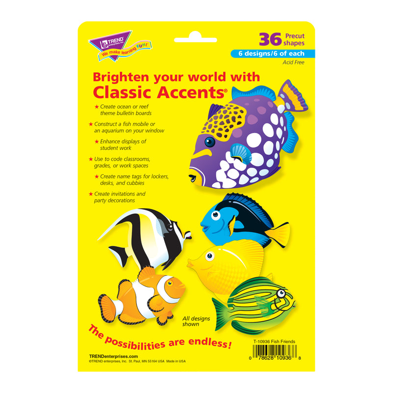 Fish Friends Variety Pk Classic Accents