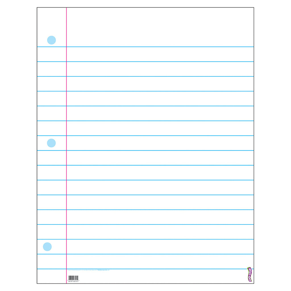Wipe-off Chart Notebook Paper 22 X 28