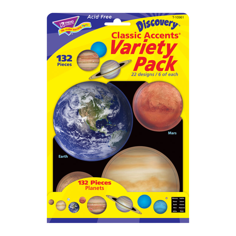 Classic Accents Planets Variety Pk Discovery