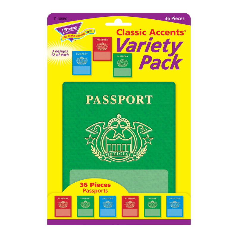 Passports Classic Accents Variety Pack