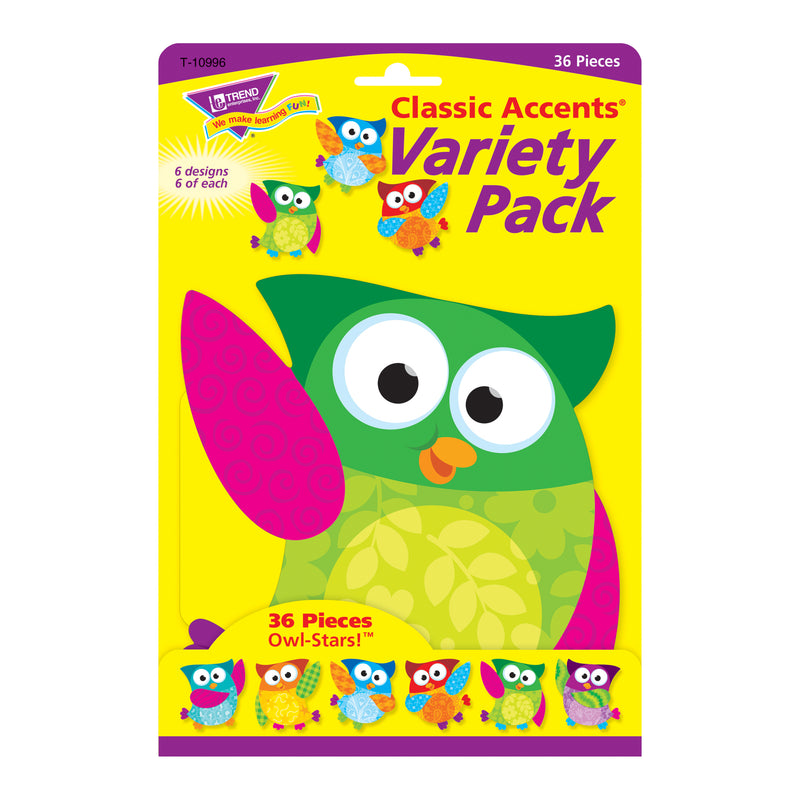 Owl Stars Classic Accents Variety Pack