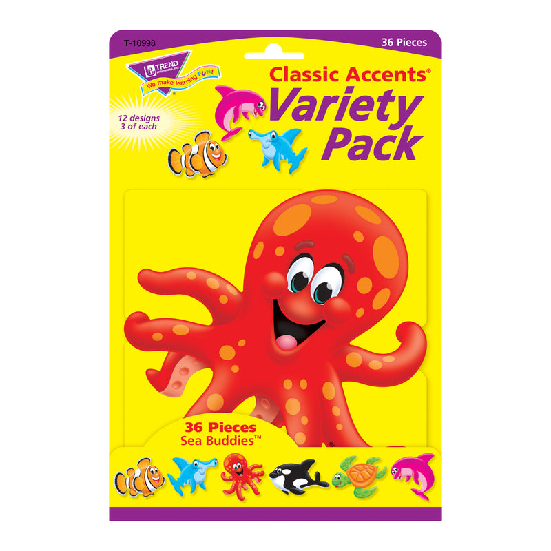 Sea Buddies Classic Accents Variety Pack