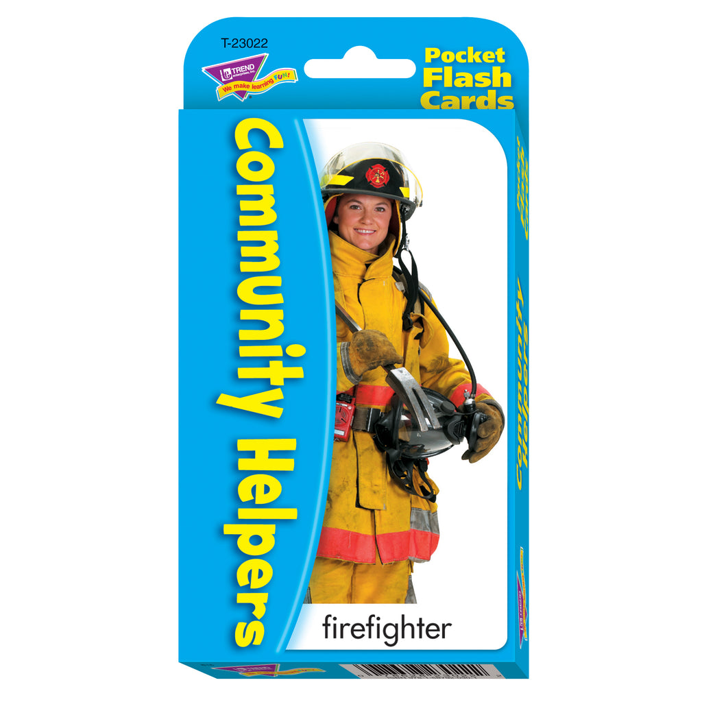Pocket Flash Cards Community 56-pk Helper 3 X 5 Two-sided Cards