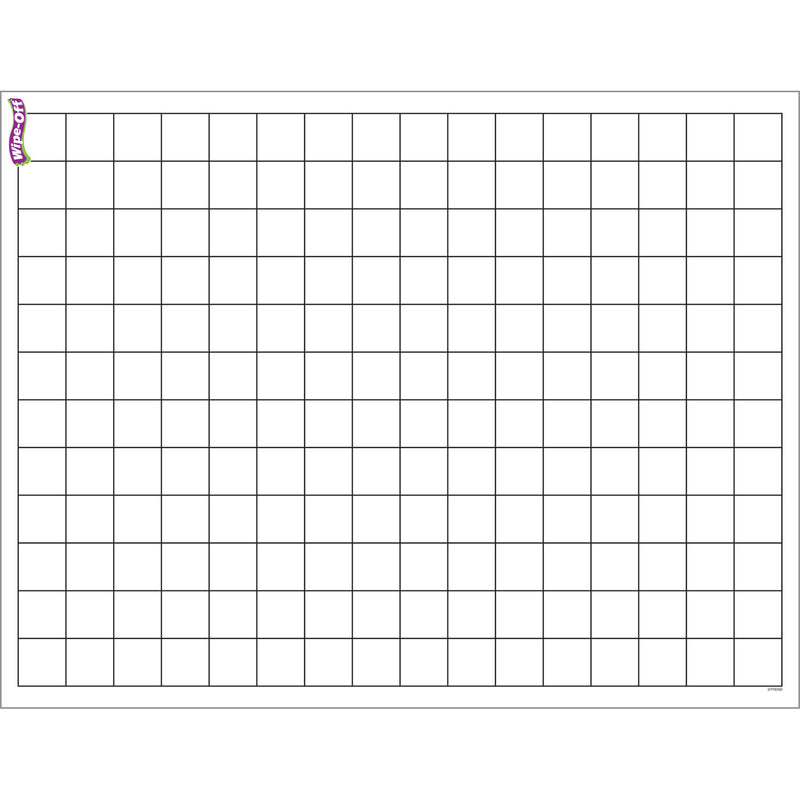 Graphing Grid Small Squares Wipe Off Chart 17x22