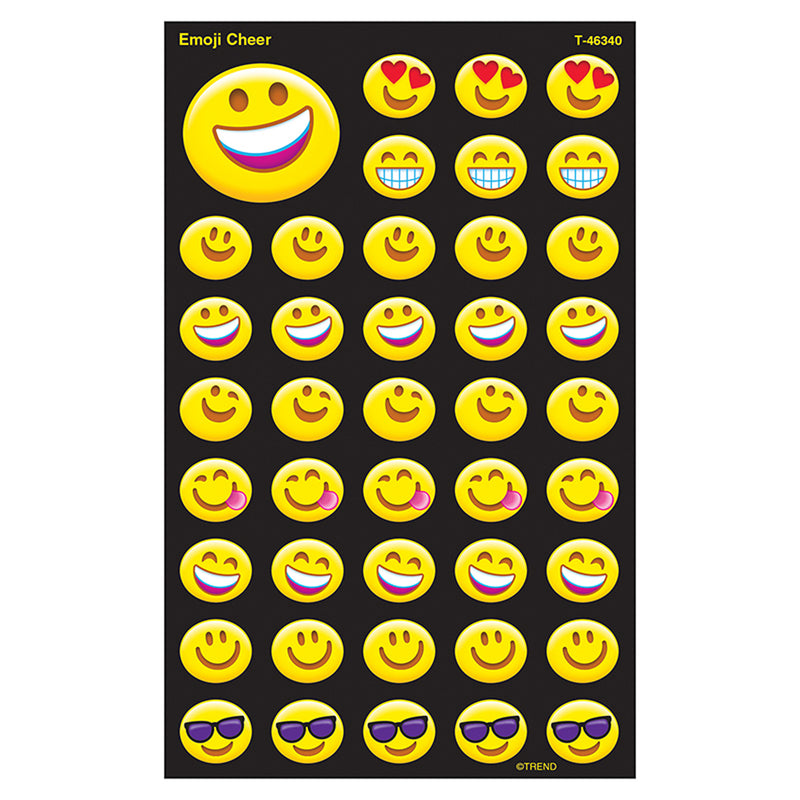 Emoji Cheer Supershape Stickers Lg