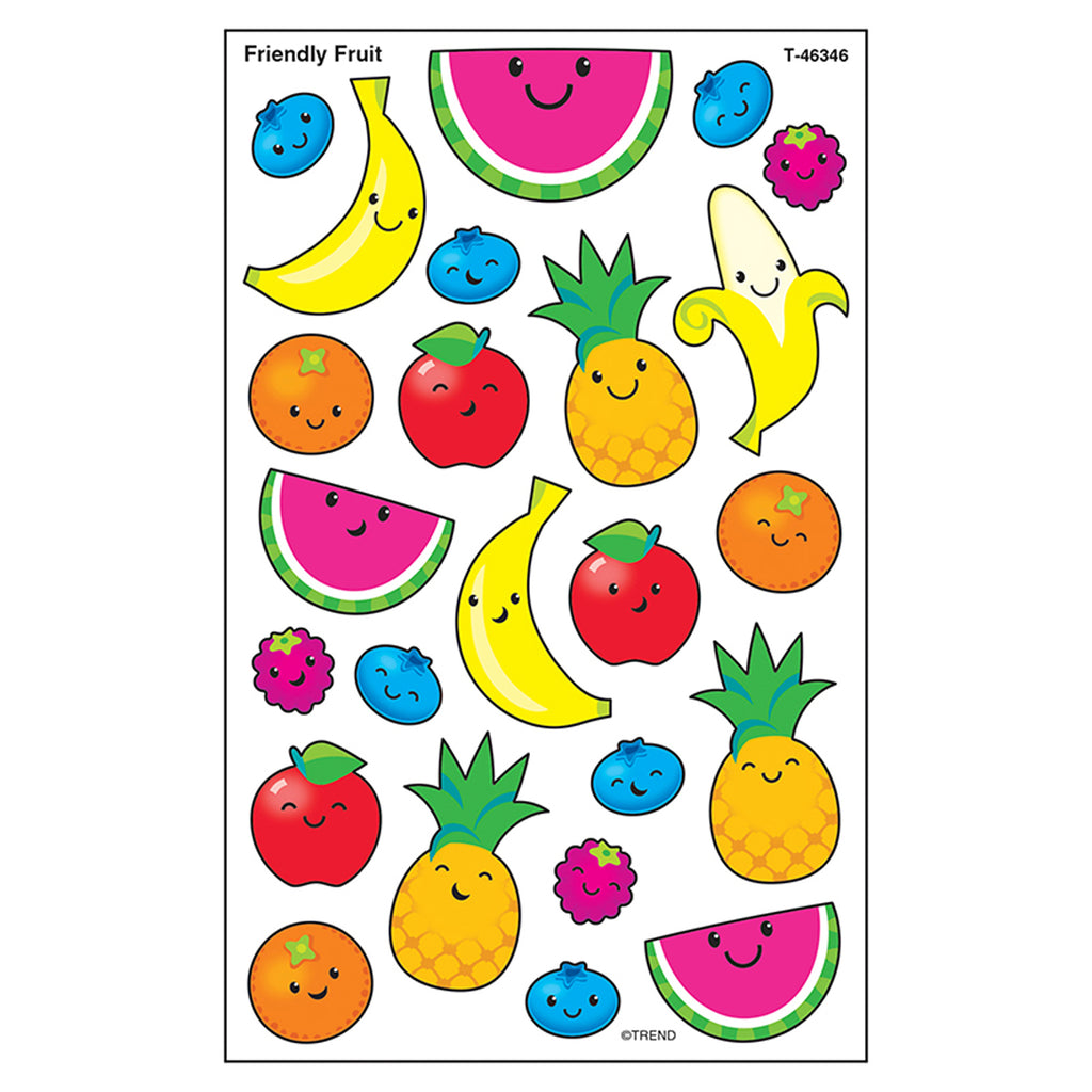 Friendly Fruit Super Stickers Lg