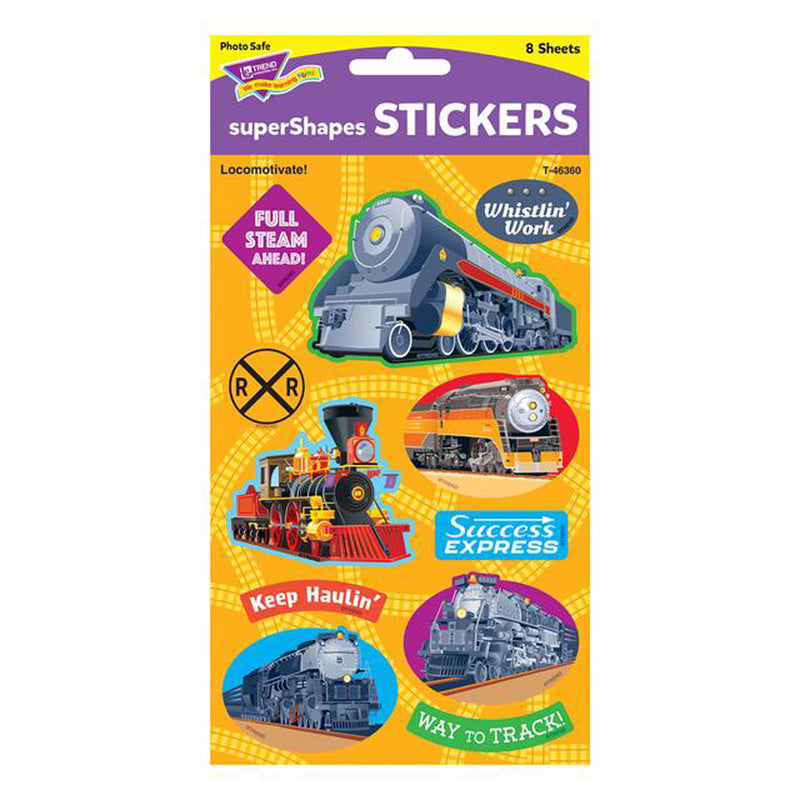 Locomotivate Large Stickers 88 Ct