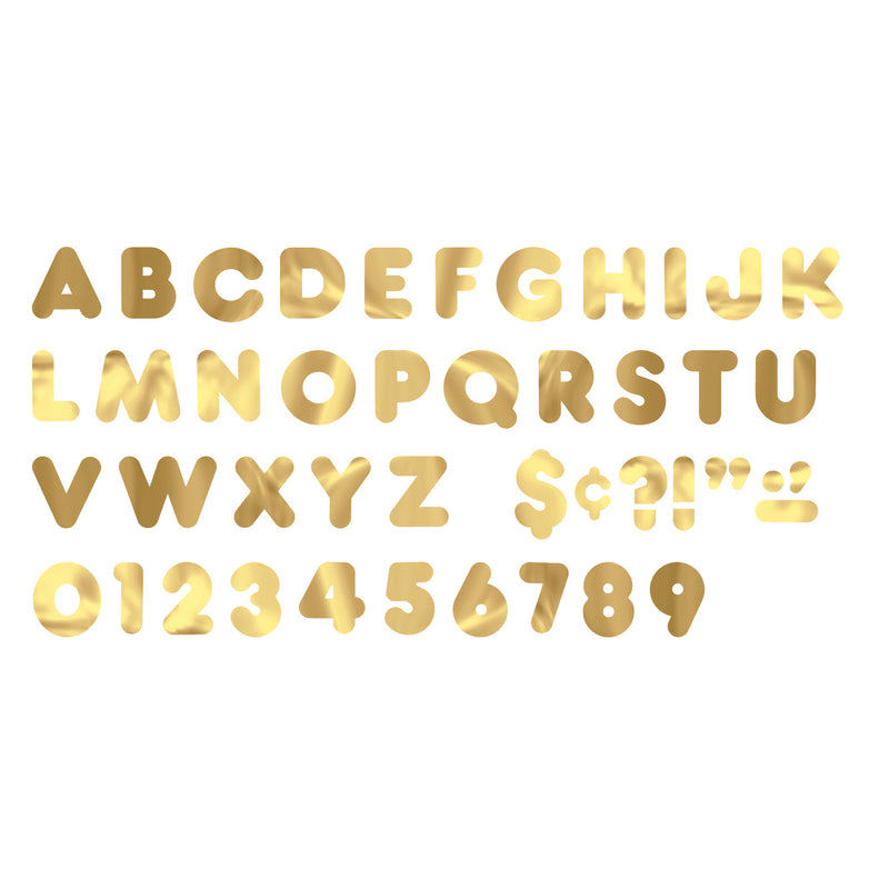 Ready Letters 4 Casual Metallic Gold