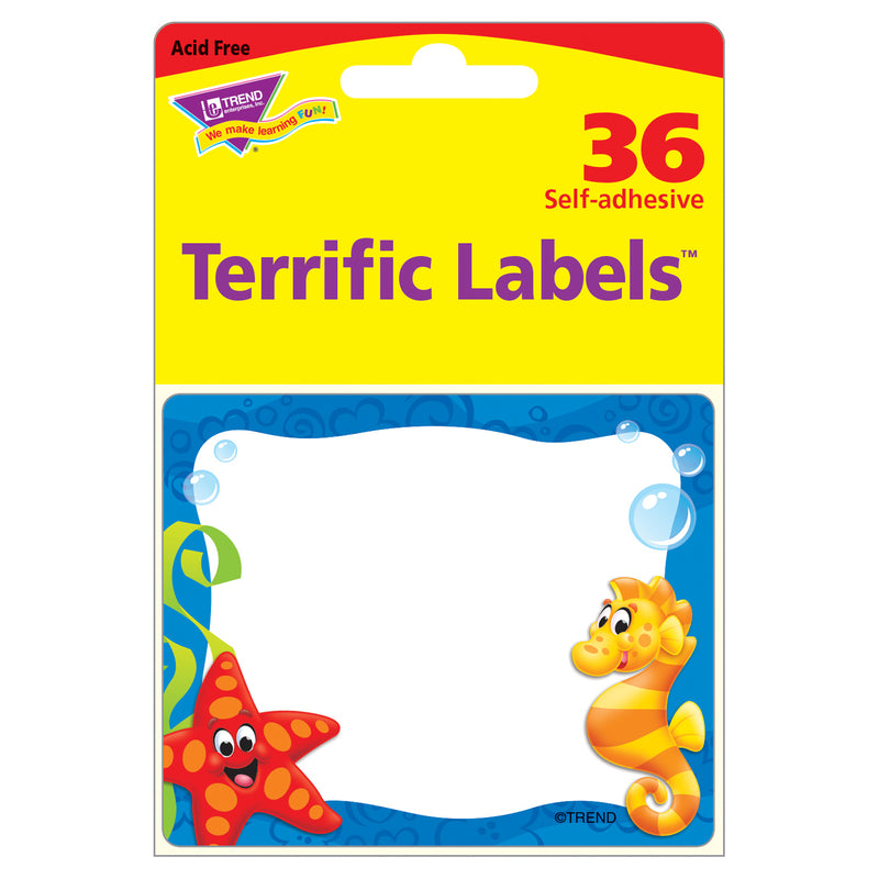 Sea Buddies Terrific Labels