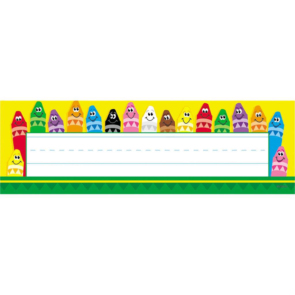 Desk Toppers Colorful 36-pk 2x9 Crayons