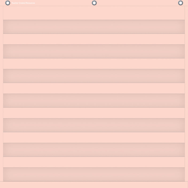 Blush 7 Pocket Chart, 28" x 28"