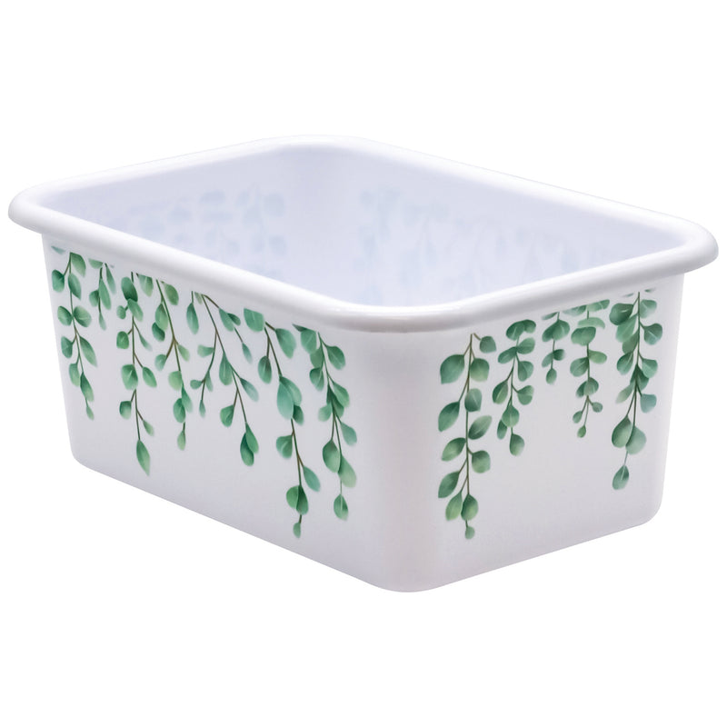 Eucalyptus Small Plastc Storage Bin
