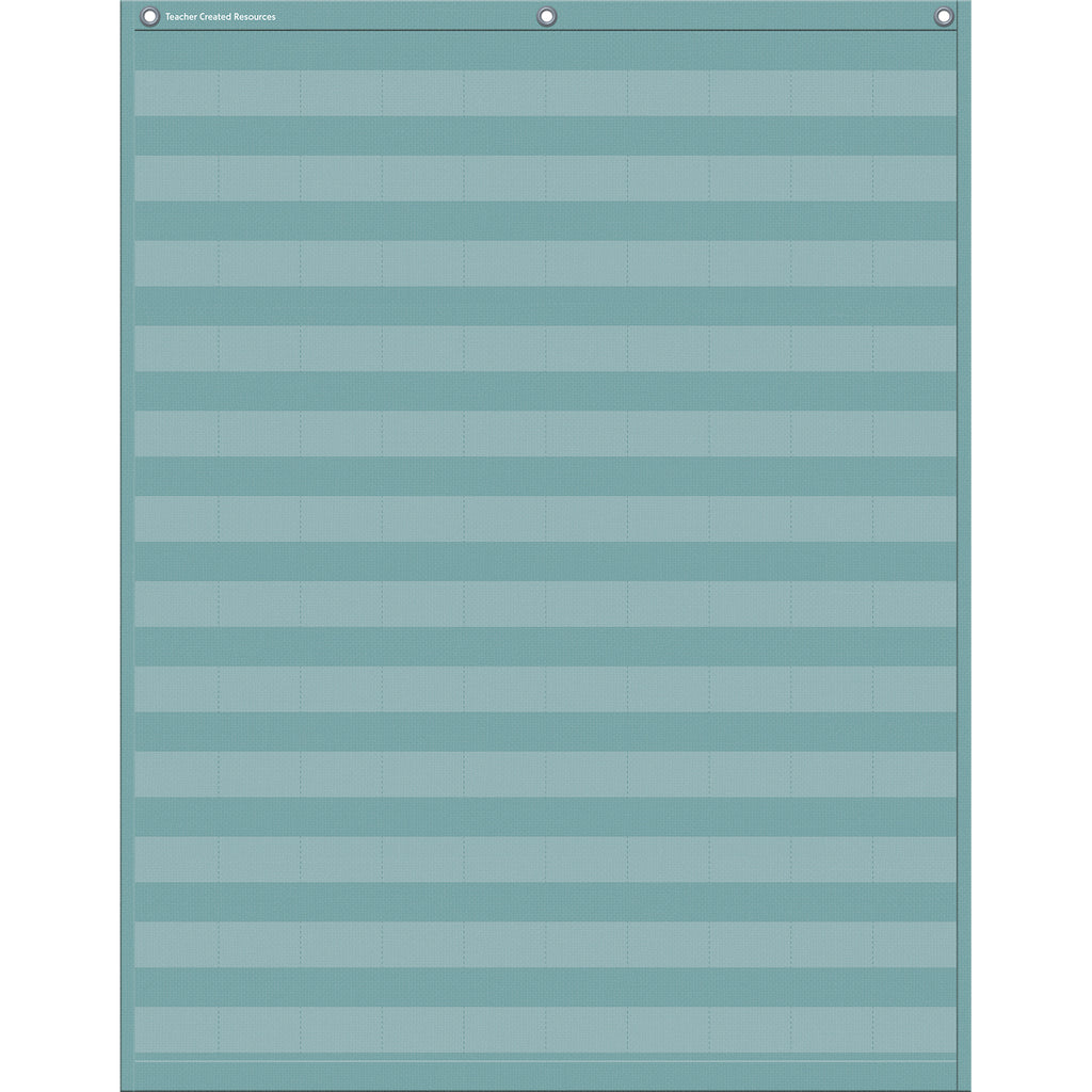 Calming Colors 1-120 Pocket Chart, 28" x 39"