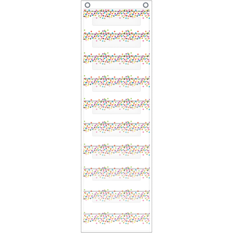 File Storage Pocket Chart Confetti