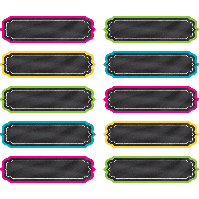Chalkboard Brights Labels