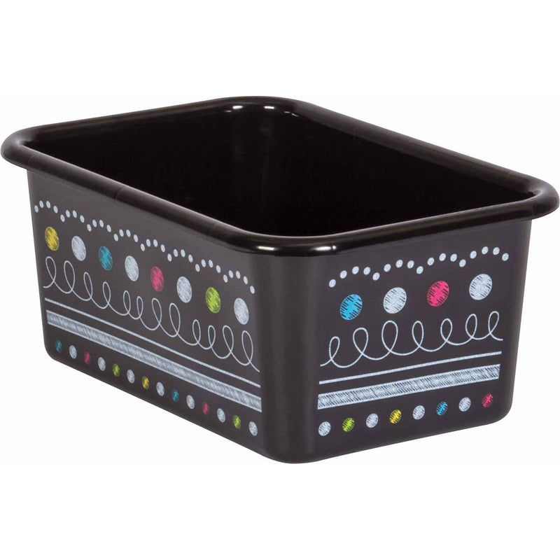 Chalkboard Brights Small Plastc Bin